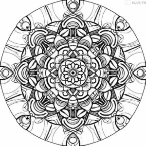 Kolorowanki mandala