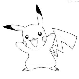 Pikachu kolorowanki