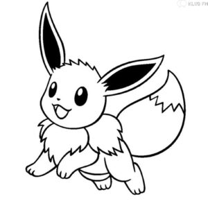 Pokemon Eevee kolorowanka